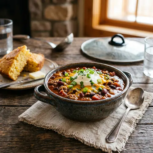 Hearty Crockpot Chili Recipe | Cozy Comfort Food