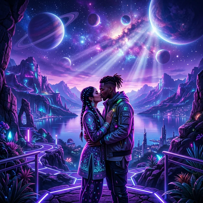 Enigmatic Future: Isoteric Love in Cosmic Landscape