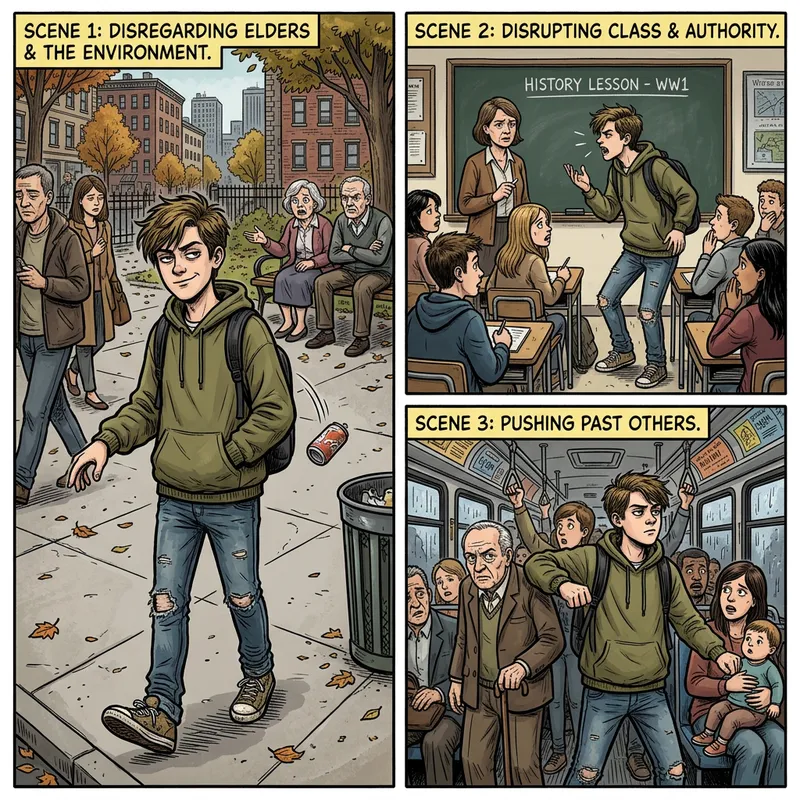 Spoiled Brat Teenager: Bad Manners & Social Impact