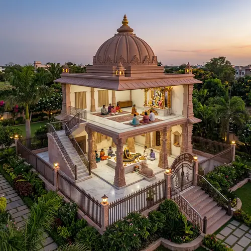 Spacious Hindu Temple Devoted to Lord Shiva - Architectural Marvel