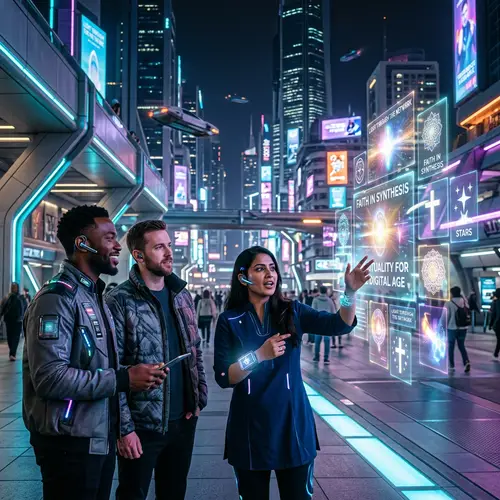 Digital Evangelism: Futuristic Sci-Fi Spiritual Teachings