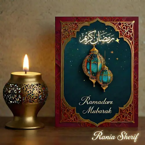 Elegant Ramadan Card Design - Ramadan Mubarak