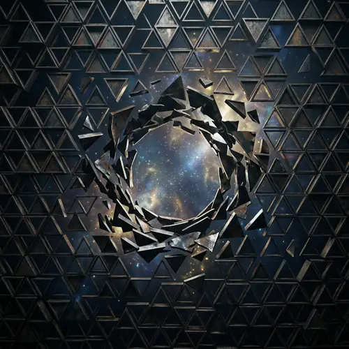 Cinematic Metal Wall with Dreamy Glow