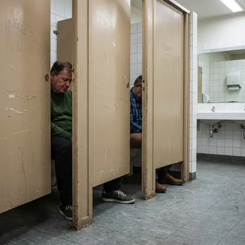 Men Pooping - A Humorous Take