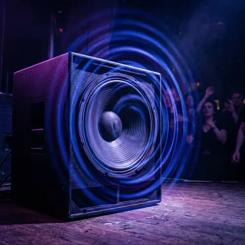 Intense Bass Sound Vibrations | Rhythmic Audio Waves