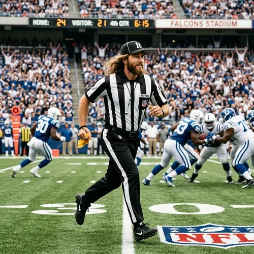 Jesus in Referee Uniform - Unique Artwork