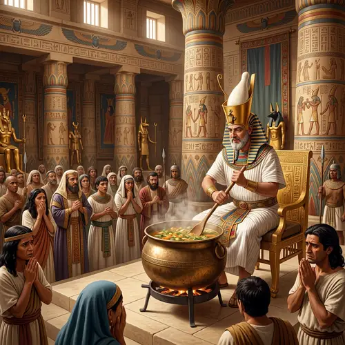 Pharaoh's Eccentric Cooking in the Grand Palace