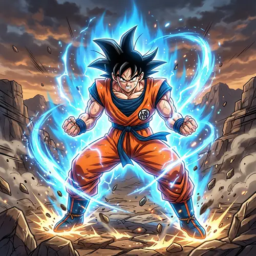goku musculoso