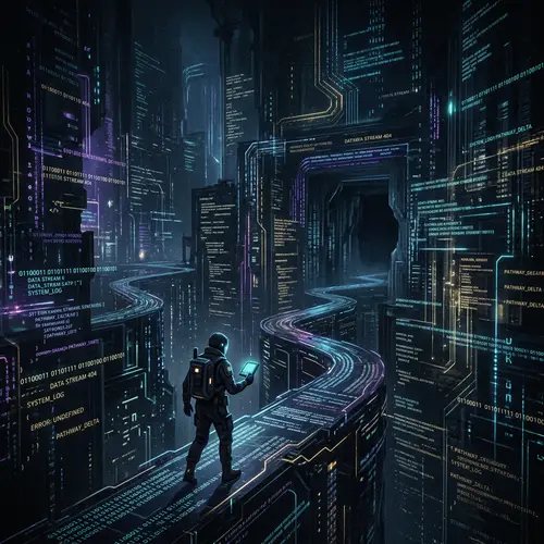 Mysterious Digital Novels Background - Dark Themes