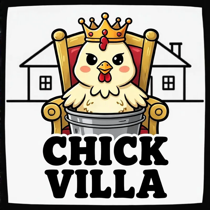 Chick Villa - Cartoon Chicken Royalty