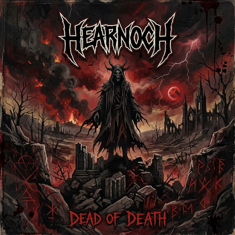 Apocalyptic Thrash Metal Album Art Inspired by Slayer