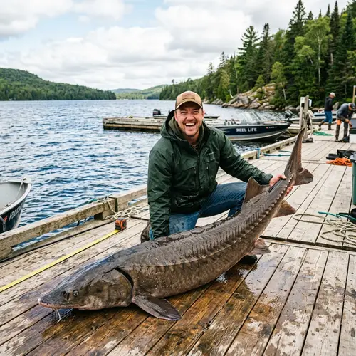 Me Next to a Huge Fish