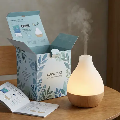 Smart Aromatherapy Lamp with Glowing Effects