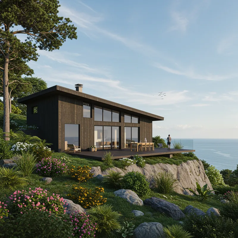 Modern Single-Story House with Minimalist Design