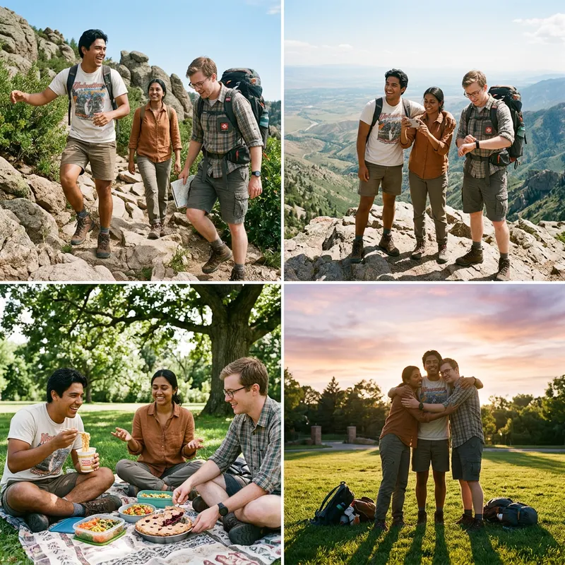 Childhood Friends' Adventure: Weekend Picnic and Mountain Climbing