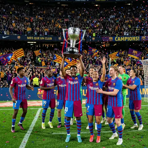 Victorious Celebration, Barça Style! | Grand Football Victory