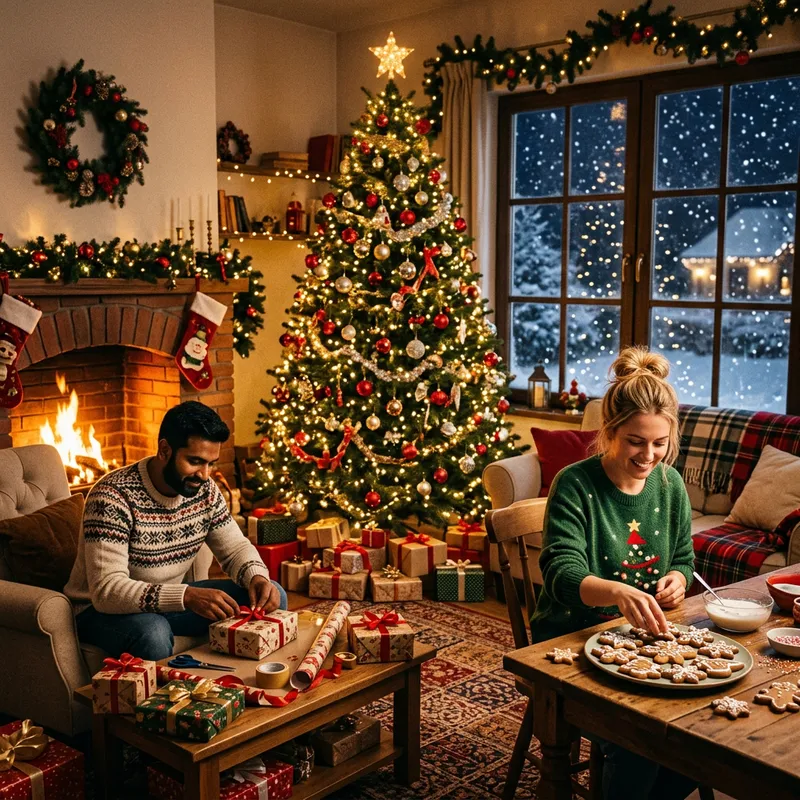 Festive Christmas Decorations & Holiday Joy