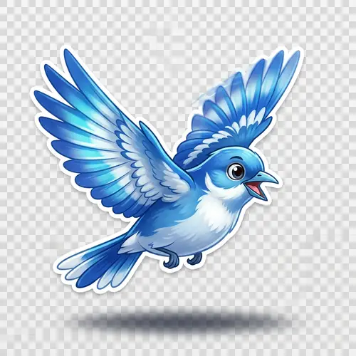 Flapping Bird Sprite - Captivating Flight Animation
