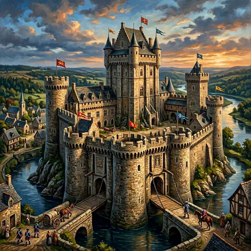 Explore an 18th-Century Castle with 6 Towers