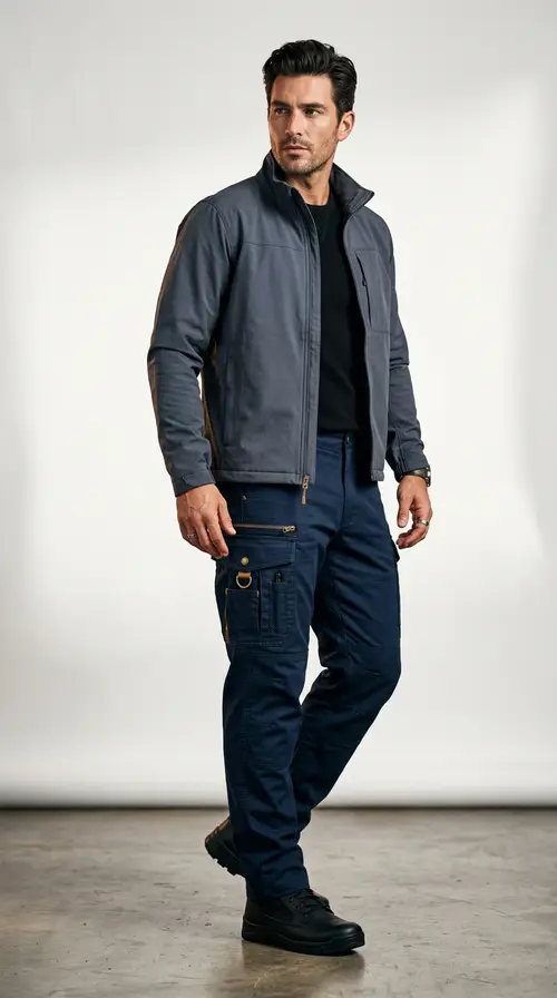 Premium Men's Tactical Cargo Pants Photography