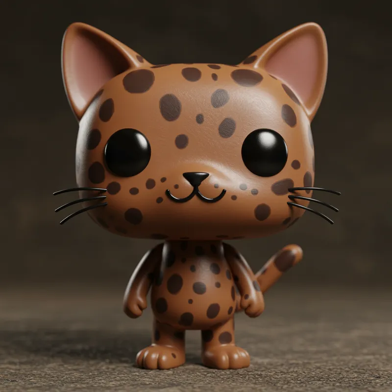 Homemade Cat-Themed Funko Pop Figurine Homemade Cat-Themed Funko Pop Figurine