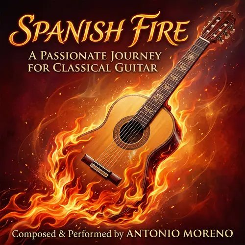 Passionate Classical Guitar Composition Cover with Fiery Fusion