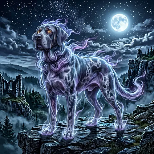 Ghost-Type Pokémon: Spanish Mastiff & German Pointer Mix