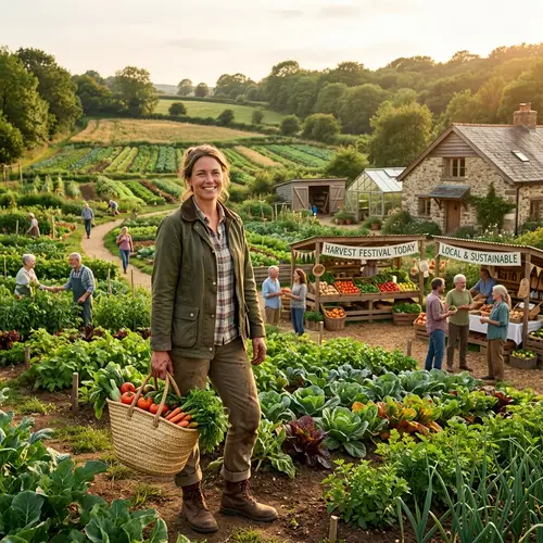Utopian Future of Farming: Joyful Community Celebrates Harvest