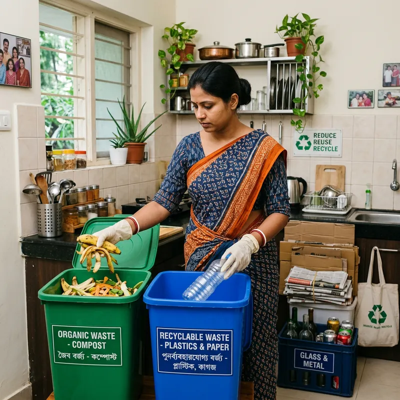 Reducing Waste: South Asian Woman's Sustainable Methods Reducing Waste: South Asian Woman's Sustainable Methods