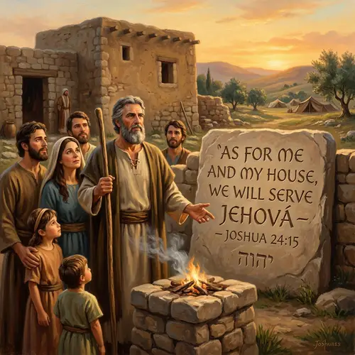 As for Me and My House – Joshua 24:15