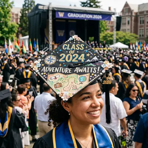 Decorated Graduation Cap - Graduation Hat Decoration Ideas