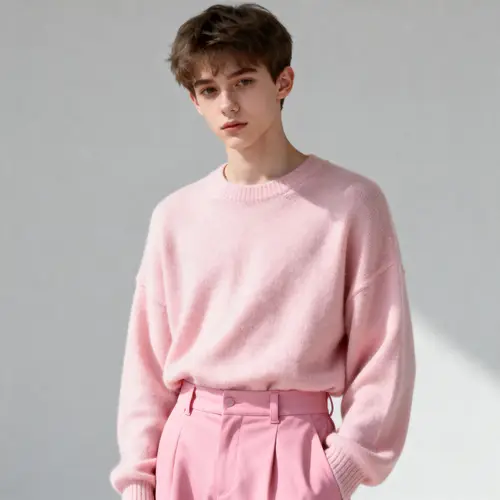 Soft Boy Pastel Pink Outfit - Femboy Aesthetic