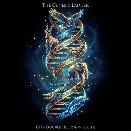 DNA Ladder with Classical Animals Design