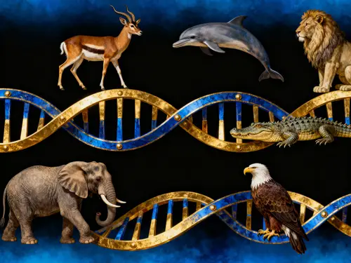 DNA Ladder with Classical Animals Design
