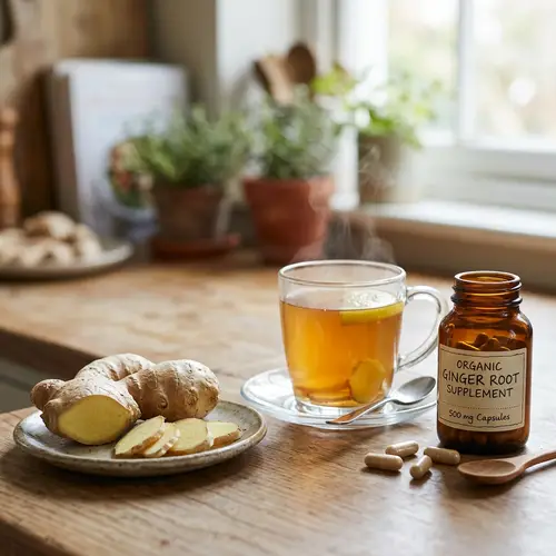 Ginger Tea & Capsule Supplement | Benefits & Uses