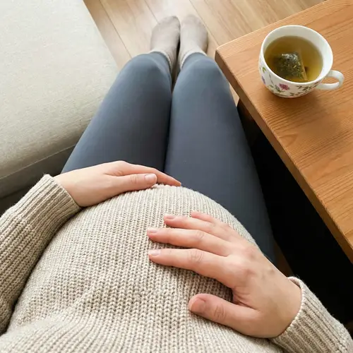 Unique POV of Your Pregnant Belly