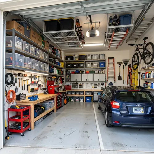 Maximize Garage Storage Space Efficiently