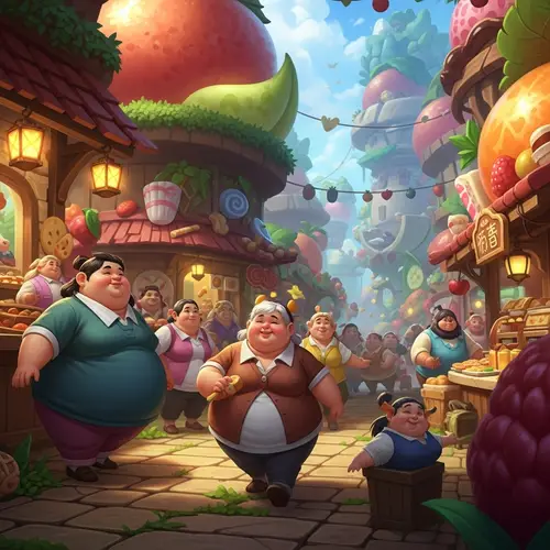 Explore a Whimsical Colorful Fantasy World