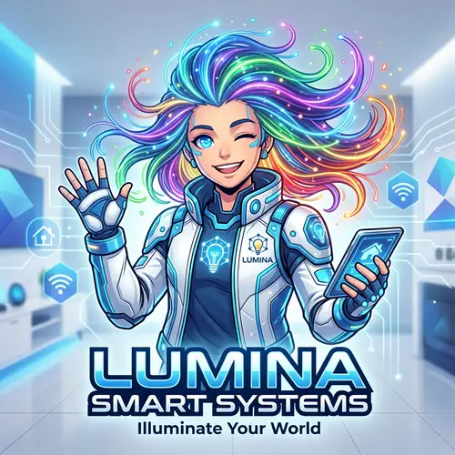 Futuristic Mascot for Smart Home Technology