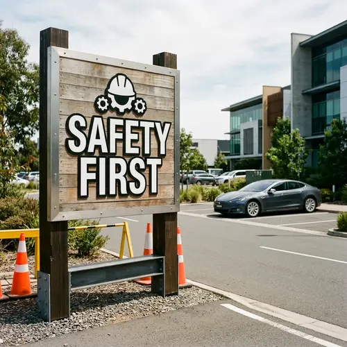 Stunning DUREX Sign & Sleek Modern Car