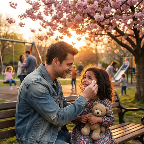 Heartwarming Father-Daughter Moment in Park | Emotional Scene
