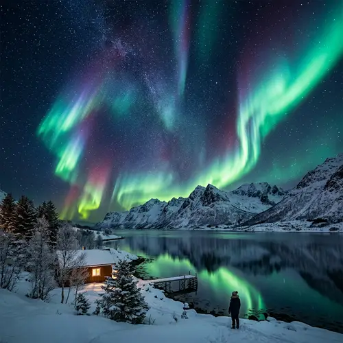 Experience Mesmerizing Northern Lights in the Sky