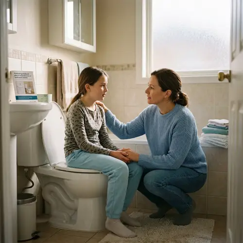 Mom Helps 12-Year-Old Daughter with Unpotty Training