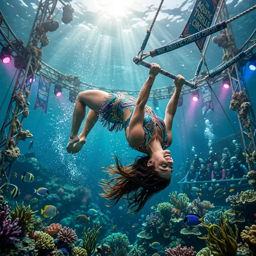 Darya Vintolova: Underwater Trapeze Performance | Circus Artist
