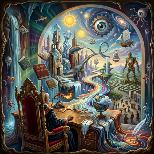 Surrealistic View from Presidential Chair