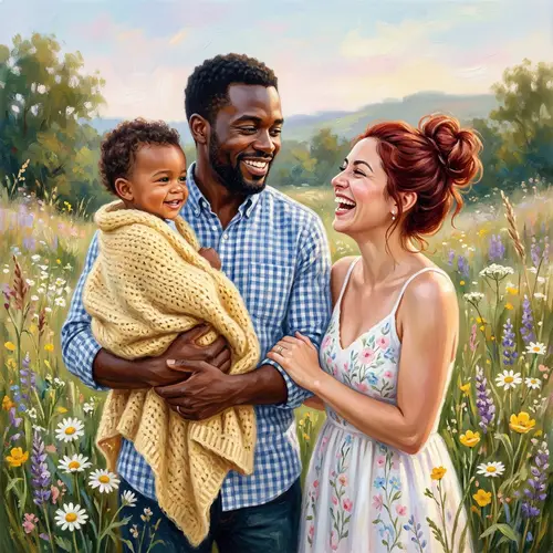 Happy Parents in Unique Style - Candid Moment of Bliss