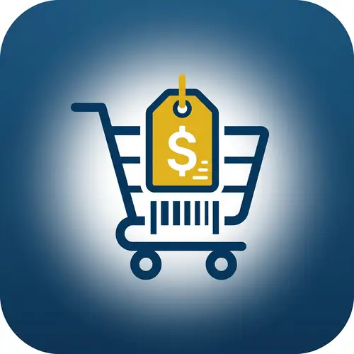 Sophisticated Merchandising Favicon Design: Icons of Commerce & Business