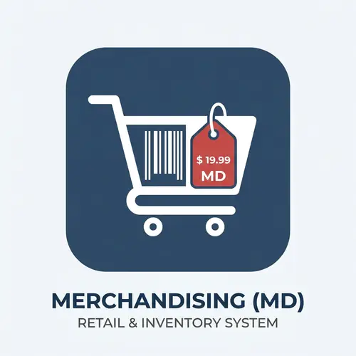 Merchandising System Icon | Retail & Merchandise Design