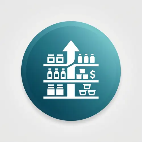 Simple Merchandising Icon: Organized and Clear Design