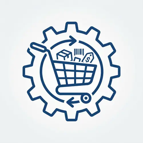 Merchandising System Icon - MD Shopping Gear